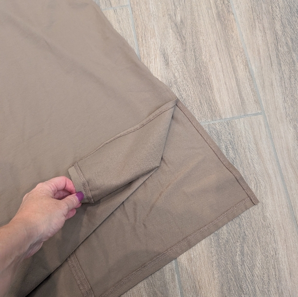 Athleta Sleeveless Tan Midi Dress - Picture 5 of 8